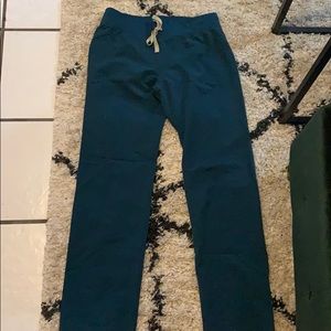 Caribbean blue figs scrub pants